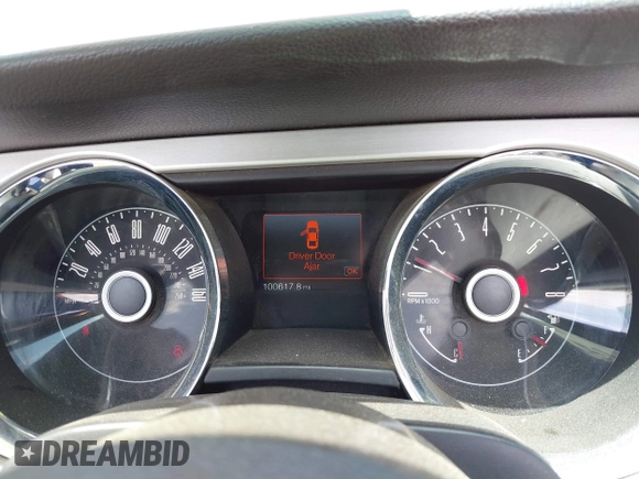 2014 Ford Mustang V6 with VIN 1ZVBP8EM5E5236603, listed as a IAAI auction lot 42355551 with 100,617 mi miles and . Bid and sale history available at DreamBid. Image 7.