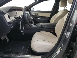 2017 Mercedes-Benz S 550 with VIN WDDUG8CB8HA339349, listed as a Copart auction lot 42814005 with 33,779 mi miles and Salvage Title. Bid and sale history available at carsss.com. Image 7.