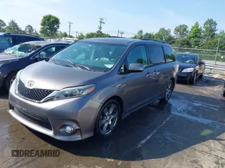 2017 Toyota Sienna SE with VIN 5TDXZ3DC4HS799333, listed as a IAAI auction lot 42424153 with 110,792 mi miles and . Bid and sale history available at DreamBid. Image 18.