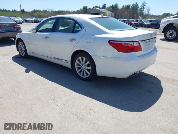 2012 Lexus LS 460 with VIN JTHCL5EF4C5014049, listed as a IAAI auction lot 42107343 with 49,677 mi miles and . Bid and sale history available at DreamBid. Image 3.