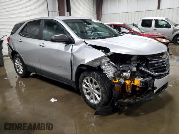 2020 Chevrolet Equinox LS z VIN 3GNAXSEV3LS548773, wystawiony jako Copart lot #87158264 z przebiegiem 41 708 mil mil oraz Szkoda całkowita • Salvage title. Historia ofert i sprzedaży dostępna na DreamBid. Obrazek 4.