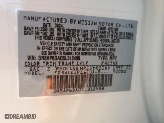2025 Nissan Kicks SR with VIN 3N8AP6DA0SL318488, listed as a Copart auction lot 88767895 with 1,435 mi miles and Salvage Title. Bid and sale history available at carsss.com. Image 15.