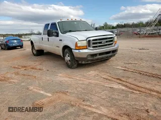 2001 Ford F-350 XL with VIN 1FTWW32F81EC66012, listed as a Copart auction lot 48225834 with 141,971 mi miles and Salvage title. Bid and sale history available at DreamBid. Image 12.