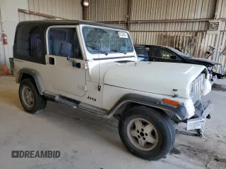 1995 Jeep Wrangler with VIN 1J4FY29SXSP309742, listed as a Copart auction lot 82399484 with 167,866 mi miles and Salvage Title. Bid and sale history available at carsss.com. Image 4.