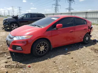 2012 Honda Insight with VIN JHMZE2H35CS000697, listed as a Copart auction lot 62175455 with 156,084 mi miles and Salvage title. Bid and sale history available at DreamBid. Image 1.