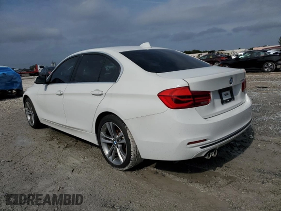 2018 BMW 3 Series 330i with VIN WBA8B9C50JK676945, listed as a Copart auction lot 89179095 with 82,314 mi miles and Salvage title. Bid and sale history available at DreamBid. Image 2.