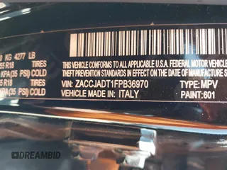 2015 Jeep Renegade Limited z VIN ZACCJADT1FPB36970, wystawiony jako IAAI lot #42455334 z przebiegiem 150 516 mil mil oraz . Historia ofert i sprzedaży dostępna na DreamBid. Obrazek 9.