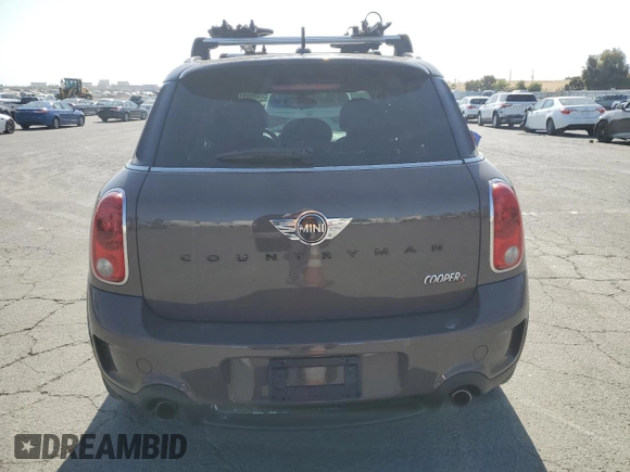 2013 MINI Countryman S ALL4 z VIN WMWZC5C51DWP30390, wystawiony jako Copart lot #59869105 z przebiegiem 111 843 mil mil oraz Szkoda całkowita • Salvage title. Historia ofert i sprzedaży dostępna na DreamBid. Obrazek 6.