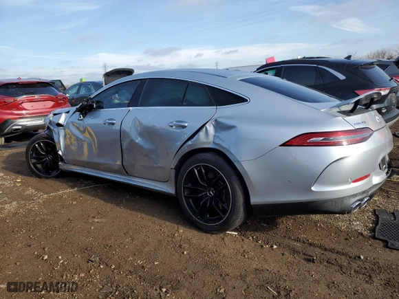 2021 Mercedes-Benz AMG GT with VIN W1K7X5KBXMA038637, listed as a Copart auction lot 85388964 with 11,655 mi miles and Salvage Title. Bid and sale history available at carsss.com. Image 2.