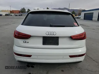 2017 Audi Q3 Premium Plus with VIN WA1HCCFS3HR009720, listed as a Copart auction lot 86170574 with 92,463 mi miles and Salvage title. Bid and sale history available at DreamBid. Image 6.