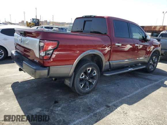 2021 Nissan Titan Pro-4X с VIN 1N6AA1ED8MN525896, выставлен на аукционе Copart как лот 58040055 с пробегом 39 043 миль миль и Списание • Salvage title. История ставок и продаж доступна на DreamBid. Изображение 3.