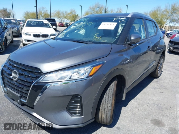 2024 Nissan Kicks SV with VIN 3N1CP5CV4RL541794, listed as a IAAI auction lot 41711511 with 13,926 mi miles. Bid and sale history available at carsss.com. Image 2.