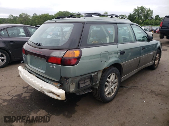 2004 Subaru Legacy Outback with VIN 4S3BH675147622674, listed as a Copart auction lot 59978675 with 206,413 mi miles and Salvage title. Bid and sale history available at DreamBid. Image 3.