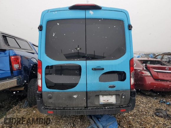 2023 Ford Transit Cargo with VIN 1FTBR1C87PKA37003, listed as a Copart auction lot 78436043 with 24,641 mi miles and . Bid and sale history available at DreamBid. Image 6.