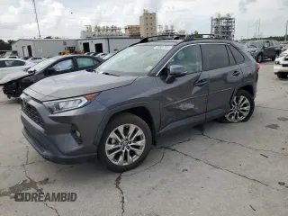 2021 Toyota RAV4 XLE Premium with VIN 2T3C1RFV2MC169635, listed as a Copart auction lot 60987995 with Not provided miles and Salvage title. Bid and sale history available at DreamBid. Image 1.