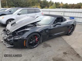 2014 Chevrolet Corvette 1LT with VIN 1G1YB3D71E5113044, listed as a Copart auction lot 75619924 with 44,302 mi miles and Salvage Title. Bid and sale history available at carsss.com. Image 1.