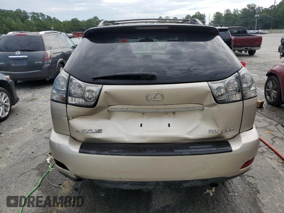 2004 Lexus RX with VIN JTJGA31U640001042, listed as a Copart auction lot 63216834 with 120,153 mi miles and Salvage Title. Bid and sale history available at carsss.com. Image 6.