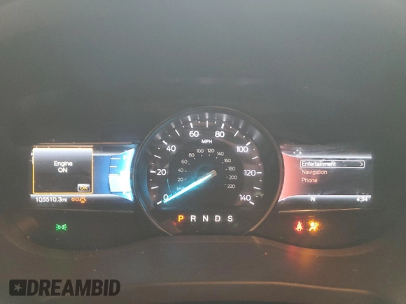 2017 Ford Explorer XLT с VIN 1FM5K8D89HGC74360, выставлен на аукционе Copart как лот 55303965 с пробегом 105 510 миль миль и Списание • Salvage title. История ставок и продаж доступна на DreamBid. Изображение 9.
