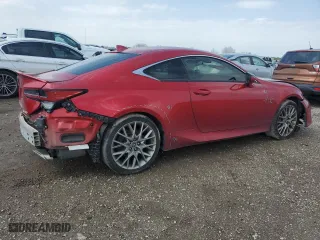 2020 Lexus RC with VIN JTHDZ5BC5L5022433, listed as a Copart auction lot 47471675 with 89,676 mi miles and Salvage Title. Bid and sale history available at carsss.com. Image 3.