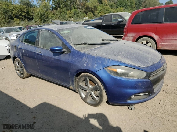 2013 Dodge Dart GT with VIN 1C3CDFCB3DD340862, listed as a Copart auction lot 71541744 with 123,443 mi miles and Clean Title. Bid and sale history available at carsss.com. Image 4.