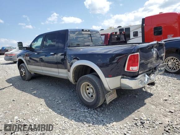 2017 Ram 3500 Laramie with VIN 3C63RRML0HG632121, listed as a Copart auction lot 68675344 with 126,129 mi miles and Salvage Title. Bid and sale history available at carsss.com. Image 2.