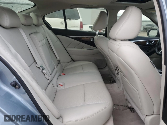 2014 Infiniti Q50 Premium with VIN JN1BV7AP1EM692982, listed as a Copart auction lot 80625094 with 90,349 mi miles and Salvage Title. Bid and sale history available at carsss.com. Image 10.