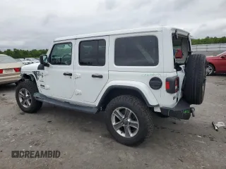 2019 Jeep Wrangler Unlimited Sahara with VIN 1C4HJXEG9KW600644, listed as a Copart auction lot 56193655 with 46,198 mi miles and Salvage title. Bid and sale history available at DreamBid. Image 2.