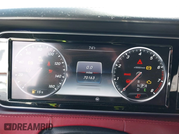 2015 Mercedes-Benz S 550 with VIN WDDXJ8FB4FA000966, listed as a IAAI auction lot 42060817 with 70,163 mi miles and . Bid and sale history available at carsss.com. Image 7.