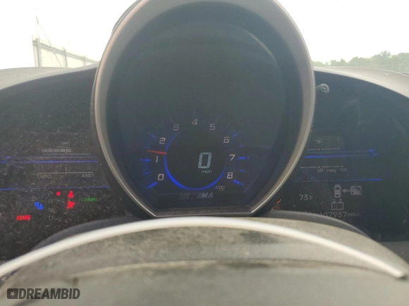 2011 Honda CR-Z EX with VIN JHMZF1D64BS001393, listed as a Copart auction lot 53170804 with 107,937 mi miles and Salvage Title. Bid and sale history available at carsss.com. Image 9.