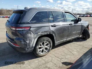 2023 Jeep Grand Cherokee Limited with VIN 1C4RJHBG1P8881722, listed as a Copart auction lot 51939825 with 49,327 mi miles and Clean title. Bid and sale history available at DreamBid. Image 3.