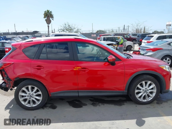 2015 Mazda CX-5 Grand Touring with VIN JM3KE2DY7F0537017, listed as a IAAI auction lot 41953011 with 78,098 mi miles. Bid and sale history available at carsss.com. Image 13.