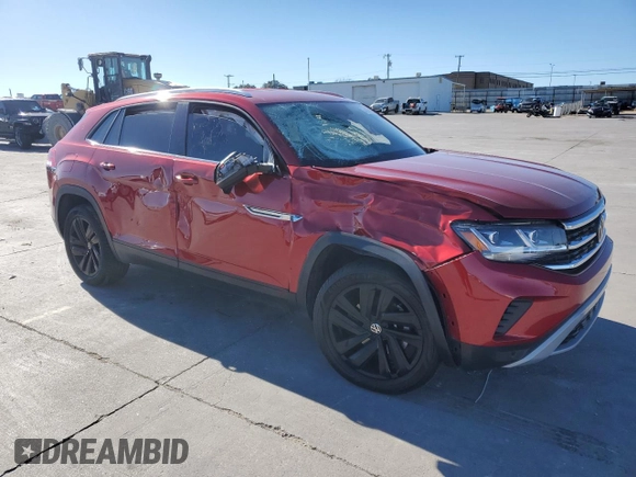 2023 Volkswagen Atlas SE with VIN 1V2WE2CAXPC222175, listed as a Copart auction lot 41431095 with 29,072 mi miles and Salvage title. Bid and sale history available at DreamBid. Image 4.