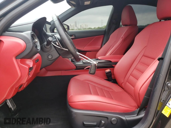 2024 Lexus IS 350 F Sport with VIN JTHGZ1B29R5079076, listed as a Copart auction lot 55539765 with 15,778 mi miles and Salvage title. Bid and sale history available at DreamBid. Image 7.