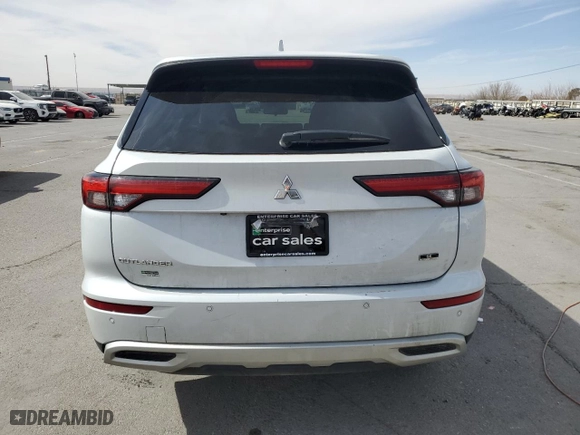 2023 Mitsubishi Outlander SE with VIN JA4J3UA88PZ030922, listed as a Copart auction lot 46512755 with 48,396 mi miles and Salvage Title. Bid and sale history available at carsss.com. Image 6.