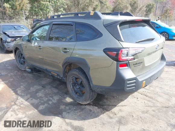 2022 Subaru Outback Wilderness with VIN 4S4BTGUD7N3127495, listed as a IAAI auction lot 41791901 with 105,588 mi miles and . Bid and sale history available at DreamBid. Image 3.
