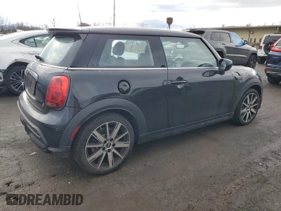 2023 MINI Hardtop Cooper S with VIN WMW53DH03P2T81248, listed as a Copart auction lot 43637175 with 9,565 mi miles and Salvage title. Bid and sale history available at DreamBid. Image 3.