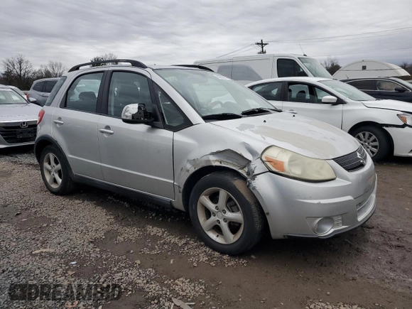 2007 Suzuki SX4 with VIN JS2YB413175101869, listed as a Copart auction lot 85250214 with 145,681 mi miles and Salvage Title. Bid and sale history available at carsss.com. Image 4.