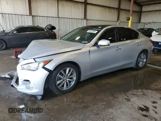 2014 Infiniti Q50 Sport z VIN JN1BV7AP1EM692187, wystawiony jako Copart lot #56563095 z przebiegiem 100 463 mil mil oraz Szkoda całkowita • Salvage title. Historia ofert i sprzedaży dostępna na DreamBid. Obrazek 1.