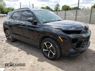 2021 Chevrolet TrailBlazer RS with VIN KL79MUSL4MB123432, listed as a Copart auction lot 54583453 with 21,949 mi miles. Bid and sale history available at carsss.com. Image 4.