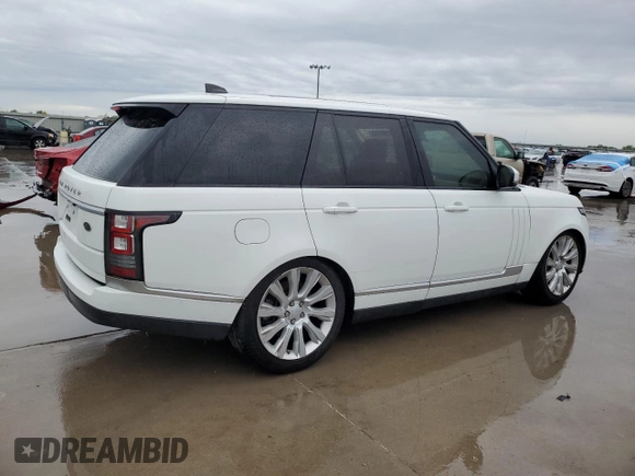 2017 Land Rover Range Rover z VIN SALGS2FEXHA320643, wystawiony jako Copart lot #51088165 z przebiegiem 73 908 mil mil oraz Czysty tytuł • Clean title. Historia ofert i sprzedaży dostępna na DreamBid. Obrazek 3.