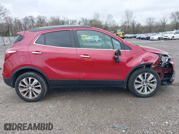 2017 Buick Encore Preferred with VIN KL4CJASB8HB057197, listed as a IAAI auction lot 41951751 with 86,217 mi miles and . Bid and sale history available at DreamBid. Image 13.