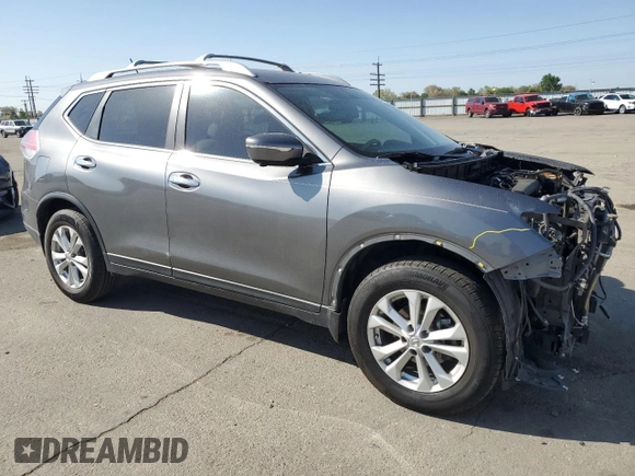 2014 Nissan Rogue SV with VIN 5N1AT2MT3EC810042, listed as a Copart auction lot 55498375 with 108,918 mi miles and Salvage Title. Bid and sale history available at DreamBid. Image 4.