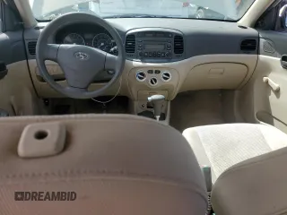 2007 Hyundai Accent GLS with VIN KMHCN46C17U095206, listed as a Copart auction lot 49772455 with 143,336 mi miles and Salvage Title. Bid and sale history available at carsss.com. Image 8.