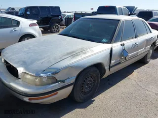 1999 Buick LeSabre Custom with VIN 1G4HP52KXXH500765, listed as a IAAI auction lot 42048182 with 276,575 mi miles. Bid and sale history available at carsss.com. Image 2.