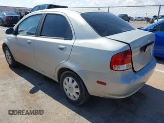 2005 Chevrolet Aveo LS with VIN KL1TD52685B375105, listed as a IAAI auction lot 42576891 with Not provided miles and . Bid and sale history available at DreamBid. Image 3.