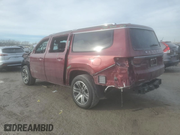 2023 Jeep Wagoneer Series II с VIN 1C4SJSBP8PS543932, выставлен на аукционе Copart как лот 43590285 с пробегом 26 736 миль миль и Списание • Salvage title. История ставок и продаж доступна на DreamBid. Изображение 2.