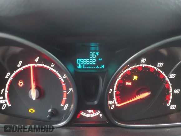 2016 Ford Fiesta ST with VIN 3FADP4GX6GM201907, listed as a IAAI auction lot 41359247 with 58,632 mi miles. Bid and sale history available at carsss.com. Image 7.