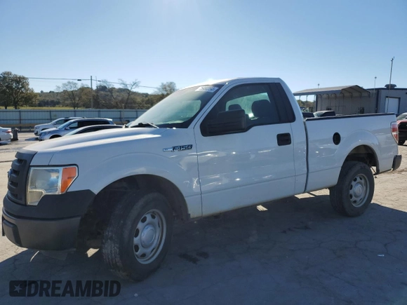 2012 Ford F-150 XL with VIN 1FTMF1CF5CFB44263, listed as a Copart auction lot 75980354 with 124,115 mi miles and Salvage Title. Bid and sale history available at carsss.com. Image 1.