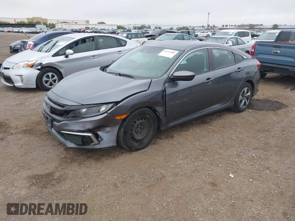 2020 Honda Civic LX with VIN 2HGFC2F63LH567698, listed as a IAAI auction lot 42354886 with 70,977 mi miles and . Bid and sale history available at DreamBid. Image 18.