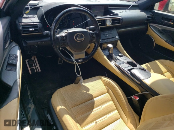 2017 Lexus RC 350 z VIN JTHSE5BC6H5008311, wystawiony jako Copart lot #56206615 z przebiegiem 69 289 mil mil oraz Szkoda całkowita • Salvage title. Historia ofert i sprzedaży dostępna na DreamBid. Obrazek 8.